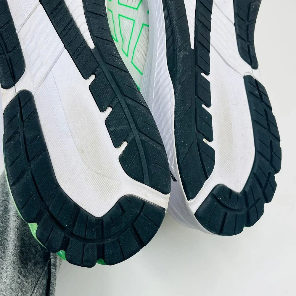 Asics GT-1000 Running Shoes Mens Size 12 White Green Black 1011B354 Sneakers